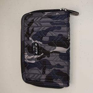 Lug 3/4 Zip Wallet Blue Camo